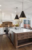 One Light Pendant by Z-Lite - Eaton Collection, Bronze Plate Finish - 6011P24-BP