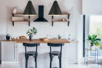 One Light Pendant by Z-Lite - Eaton Collection, Matte Black Finish - 6011P24-MB