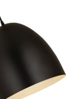 One Light Pendant by Z-Lite - Z-Studio Collection, Satin Black Finish - 6012P12-SBK
