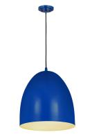 Three Light Pendant by Z-Lite - Z-Studio Collection, Blue Finish - 6012P19-BLU