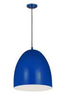 Three Light Pendant by Z-Lite - Z-Studio Collection, Blue Finish - 6012P19-BLU
