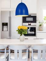 Three Light Pendant by Z-Lite - Z-Studio Collection, Blue Finish - 6012P19-BLU