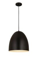 Three Light Pendant by Z-Lite - Z-Studio Collection, Satin Black Finish - 6012P19-SBK