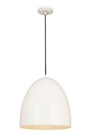 Three Light Pendant by Z-Lite - Z-Studio Collection, Satin White Finish - 6012P19-SWH