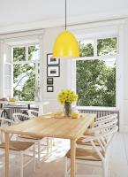 Three Light Pendant by Z-Lite - Z-Studio Collection, Yellow Finish - 6012P19-YEL