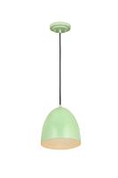 One Light Pendant by Z-Lite - Z-Studio Collection, Mint Finish - 6012P9-MIN