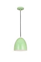 One Light Pendant by Z-Lite - Z-Studio Collection, Mint Finish - 6012P9-MIN