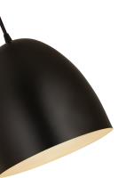 One Light Pendant by Z-Lite - Z-Studio Collection, Satin Black Finish - 6012P9-SBK
