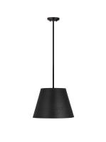 One Light Chandelier by Z-Lite - Maddox Collection, Matte Black Finish - 6013-18MB