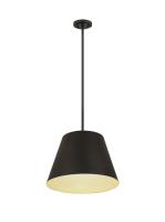 One Light Chandelier by Z-Lite - Maddox Collection, Matte Black Finish - 6013-18MB