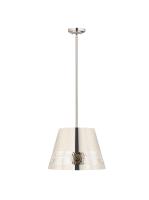 One Light Chandelier by Z-Lite - Maddox Collection, Polished Nickel Finish - 6013-18PN