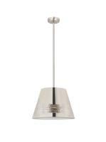 One Light Chandelier by Z-Lite - Maddox Collection, Polished Nickel Finish - 6013-18PN