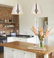 One Light Chandelier by Z-Lite - Maddox Collection, Polished Nickel Finish - 6013-18PN