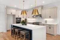 One Light Chandelier by Z-Lite - Maddox Collection, Rubbed Brass Finish - 6013-18RB
