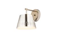 One Light Wall Sconce by Z-Lite - Maddox Collection, Polished Nickel Finish - 6013-1S-PN