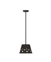 One Light Pendant by Z-Lite - Katie Collection, Matte Black Finish - 6014-12MB