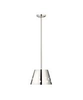 One Light Pendant by Z-Lite - Katie Collection, Polished Nickel Finish - 6014-12PN