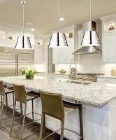 One Light Pendant by Z-Lite - Katie Collection, Polished Nickel Finish - 6014-12PN