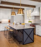 One Light Pendant by Z-Lite - Katie Collection, Rubbed Brass Finish - 6014-12RB