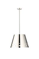 One Light Chandelier by Z-Lite - Katie Collection, Polished Nickel Finish - 6014-18PN