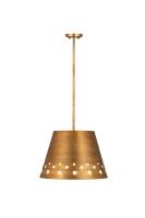 One Light Chandelier by Z-Lite - Katie Collection, Rubbed Brass Finish - 6014-18RB