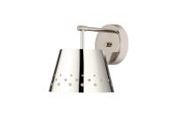 One Light Wall Sconce by Z-Lite - Katie Collection, Polished Nickel Finish - 6014-1S-PN