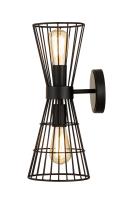 Two Light Wall Sconce by Z-Lite - Alito Collection, Matte Black Finish - 6015-2S-MB