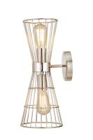 Two Light Wall Sconce by Z-Lite - Alito Collection, Polished Nickel Finish - 6015-2S-PN