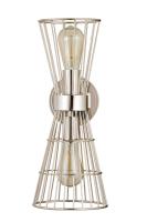 Two Light Wall Sconce by Z-Lite - Alito Collection, Polished Nickel Finish - 6015-2S-PN
