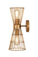 Two Light Wall Sconce by Z-Lite - Alito Collection, Rubbed Brass Finish - 6015-2S-RB