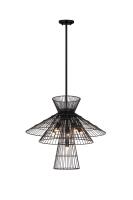 Six Light Chandelier by Z-Lite - Alito Collection, Matte Black Finish - 6015-6MB
