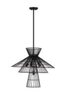 Six Light Chandelier by Z-Lite - Alito Collection, Matte Black Finish - 6015-6MB