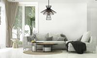 Six Light Chandelier by Z-Lite - Alito Collection, Matte Black Finish - 6015-6MB