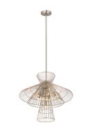 Six Light Chandelier by Z-Lite - Alito Collection, Polished Nickel Finish - 6015-6PN