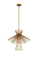Six Light Chandelier by Z-Lite - Alito Collection, Rubbed Brass Finish - 6015-6RB