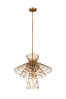 Six Light Chandelier by Z-Lite - Alito Collection, Rubbed Brass Finish - 6015-6RB
