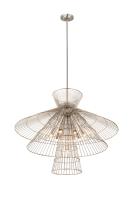 Eight Light Chandelier by Z-Lite - Alito Collection, Polished Nickel Finish - 6015-8PN