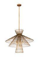 Eight Light Chandelier by Z-Lite - Alito Collection, Rubbed Brass Finish - 6015-8RB