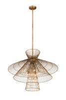 Eight Light Chandelier by Z-Lite - Alito Collection, Rubbed Brass Finish - 6015-8RB