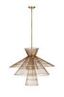 Eight Light Chandelier by Z-Lite - Alito Collection, Rubbed Brass Finish - 6015-8RB