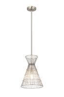 One Light Pendant by Z-Lite - Alito Collection, Polished Nickel Finish - 6015MP-PN