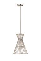 One Light Pendant by Z-Lite - Alito Collection, Polished Nickel Finish - 6015MP-PN