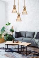 One Light Pendant by Z-Lite - Alito Collection, Rubbed Brass Finish - 6015MP-RB