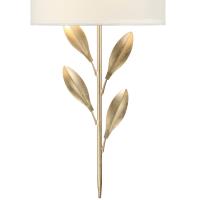 Two Light Wall Sconce by Crystorama - Broche Collection, Antique Gold Finish - 501-GA