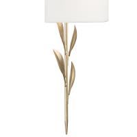 Two Light Wall Sconce by Crystorama - Broche Collection, Antique Gold Finish - 501-GA