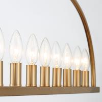 Eight Light Chandelier by Crystorama - Abbott Collection, Vibrant Gold Finish - ABB-3007-VG