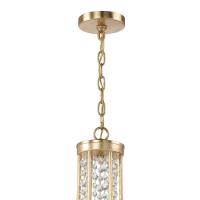Six Light Chandelier by Crystorama - Gabrielle Collection, Antique Gold Finish - GAB-B7306-GA