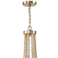 12 Light Chandelier by Crystorama - Gabrielle Collection, Antique Gold Finish - GAB-B7312-GA