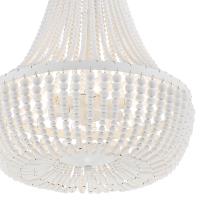 Six Light Chandelier by Crystorama - Rylee Collection, Matte White Finish - 608-MT