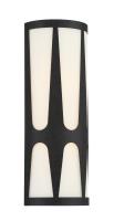 Two Light Wall Sconce by Crystorama - Royston Collection, Black Finish - ROY-802-BK